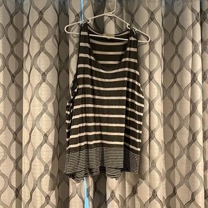 Charcoal striped tank
